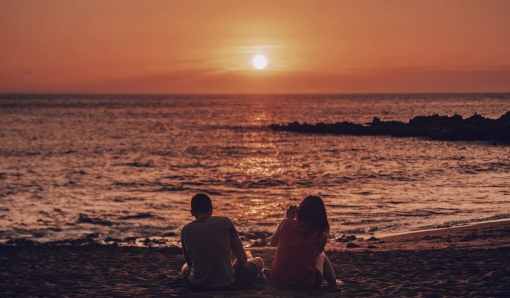 couple sitting together